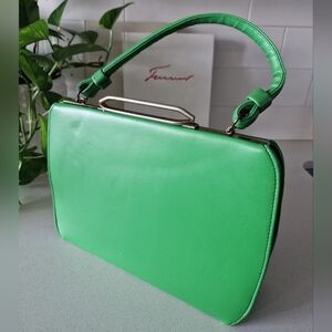 Vintage bag green retro